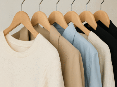 Працівник на складі брендового одягу