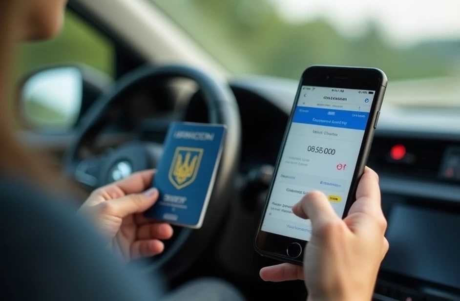 людина з телефоном перевіряє черги