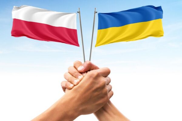 польський і український прапор