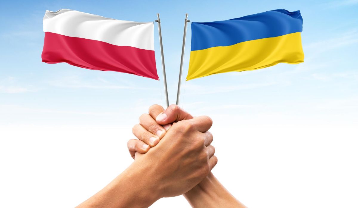 польський і український прапор